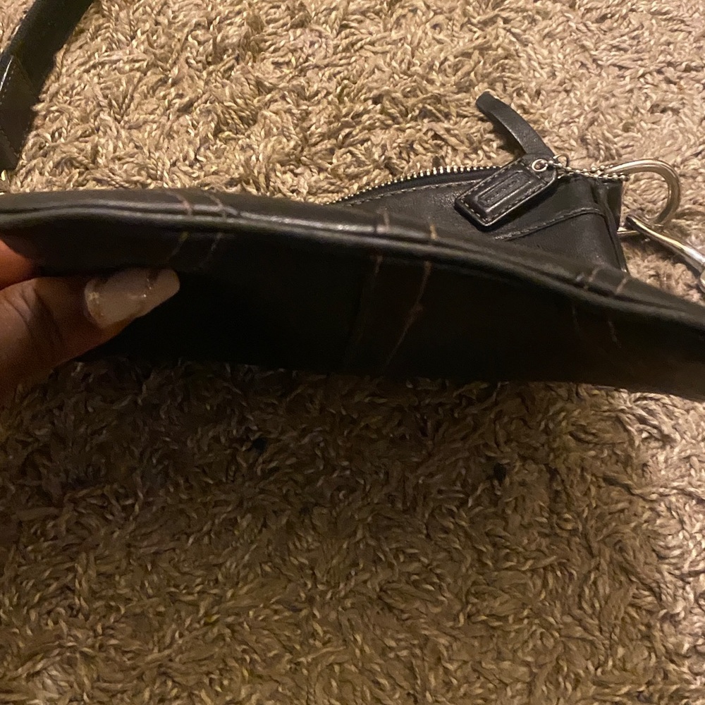 Coach Black Leather Crossbody Bag - Picture 3 of 8